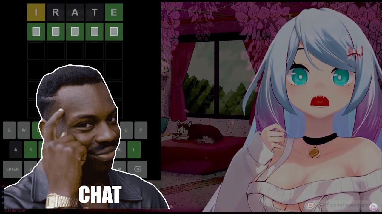 ASMR VTuber Is Carried by Chat @HayamiASMR #vtuberclips #asmr #wordle