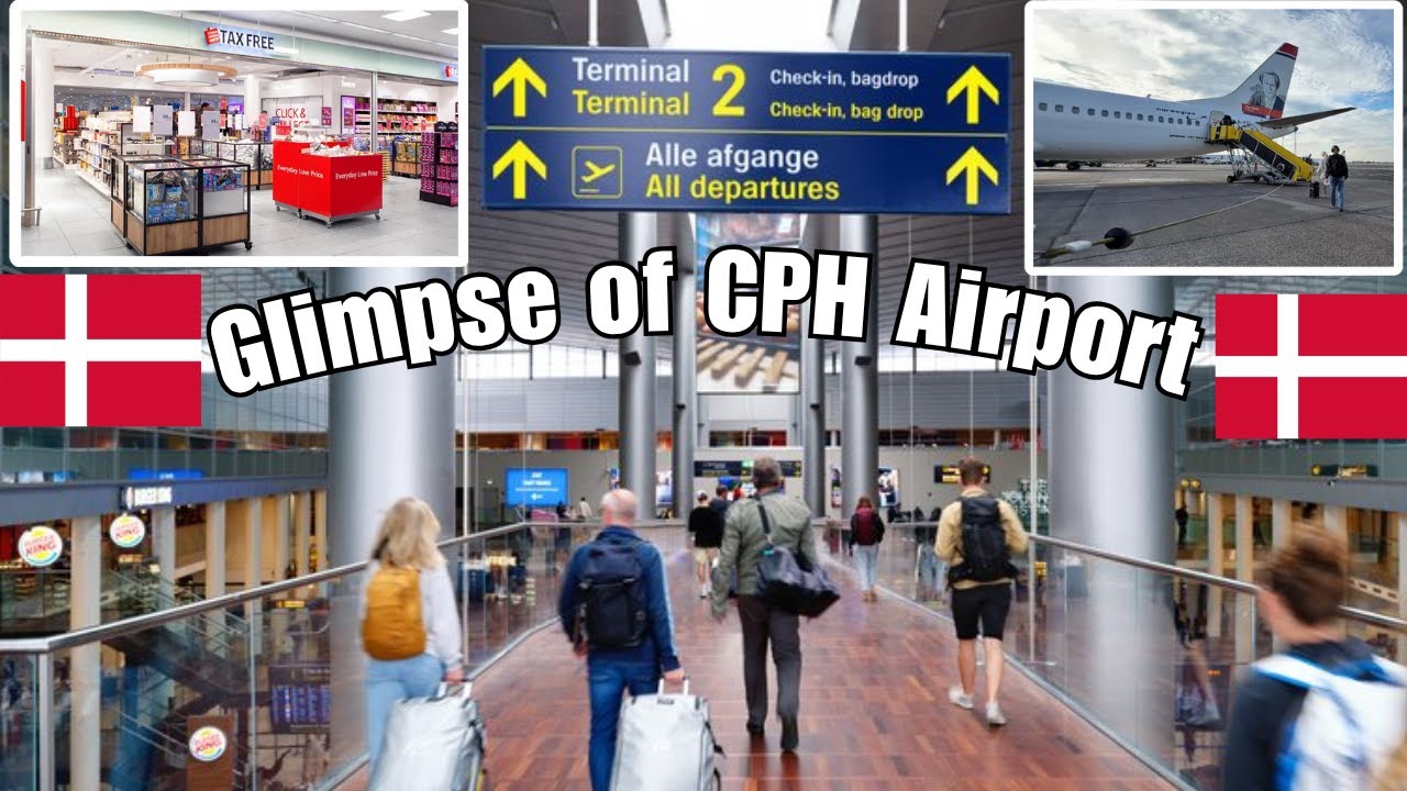 POV Walkthrough | 🇩🇰 Copenhagen Airport (Kastrup) Terminal 2 | Faceless Travel Experience