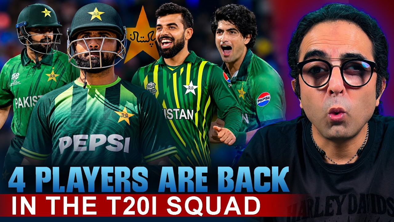 Pakistan T20I Squad Update! 🇵🇰🔥 Babar, Shadab, Naseem & Fakhar Set to Return for Sri Lanka Series 🏏