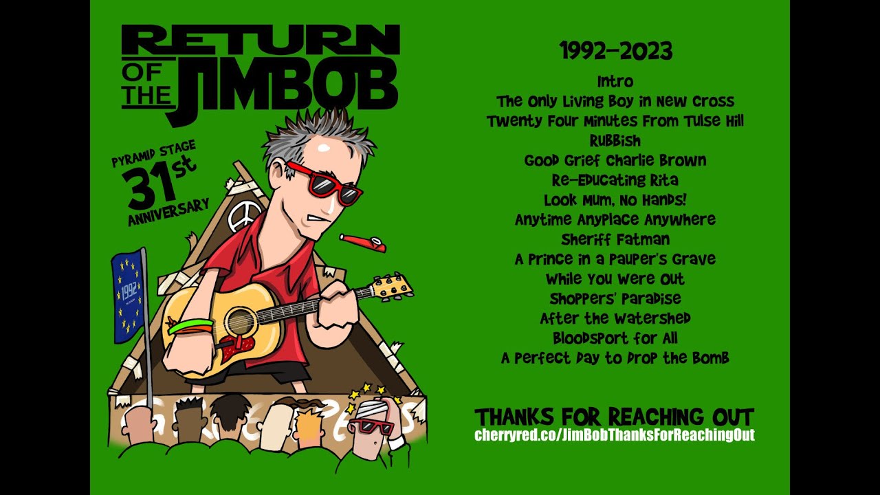 Jim Bob Revisits the infamous 1992 Carter USM Glastonbury headlining set
