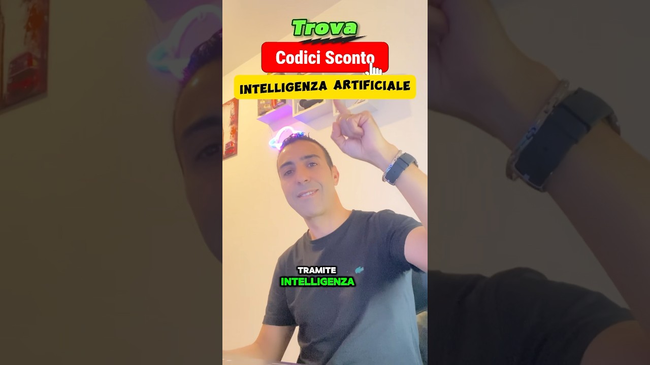 Trova codici sconto con l’intelligenza artificiale 