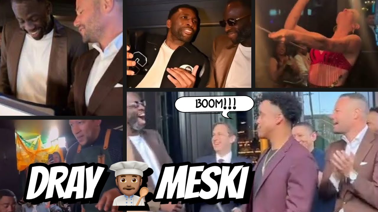Draymond opens Meski, new restaurant in SF, with Mayor Lurie, Guma Fassil, Chef Nelson German