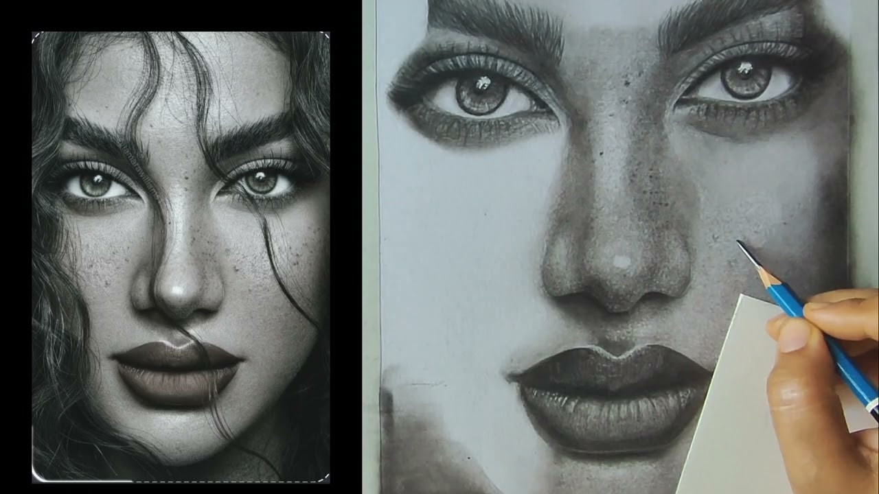 From reference to reality : portrait sketch