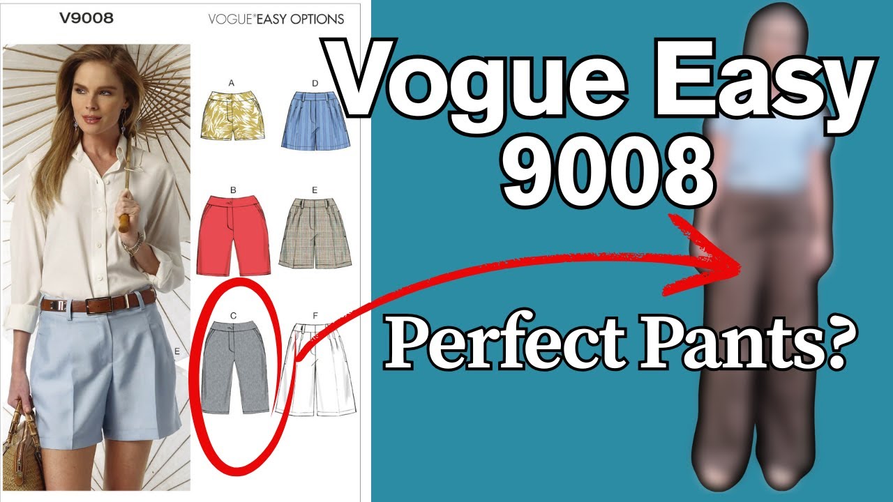 How to make pants Vogue 9008