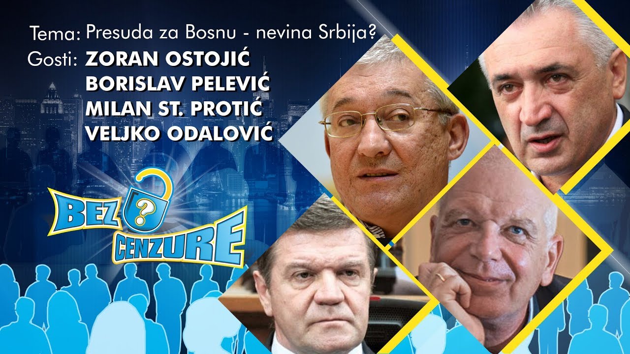 BEZ CENZURE - Zoran Ostojić, Borislav Pelević, Milan St. Protić i Veljko Odalović