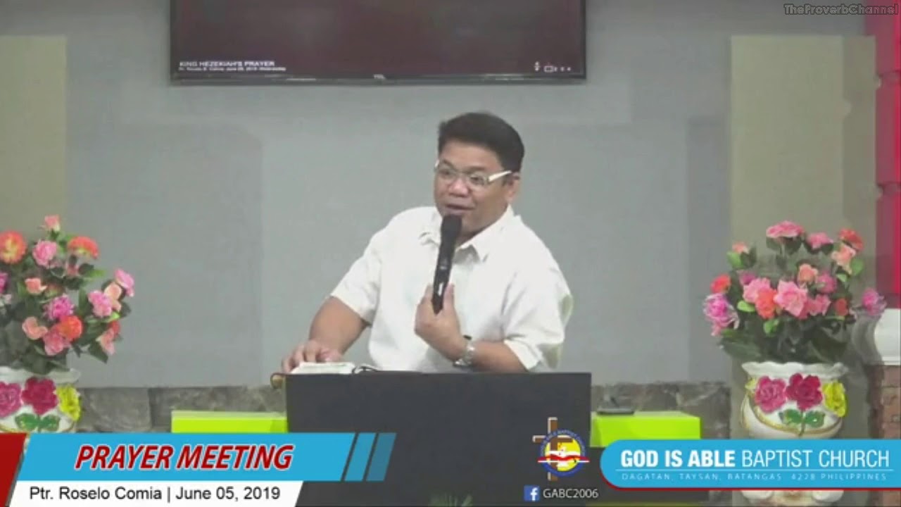 King Hezekiah's Prayer (2 Kings 19:4,15-19) - Preaching (Tagalog / Filipino)