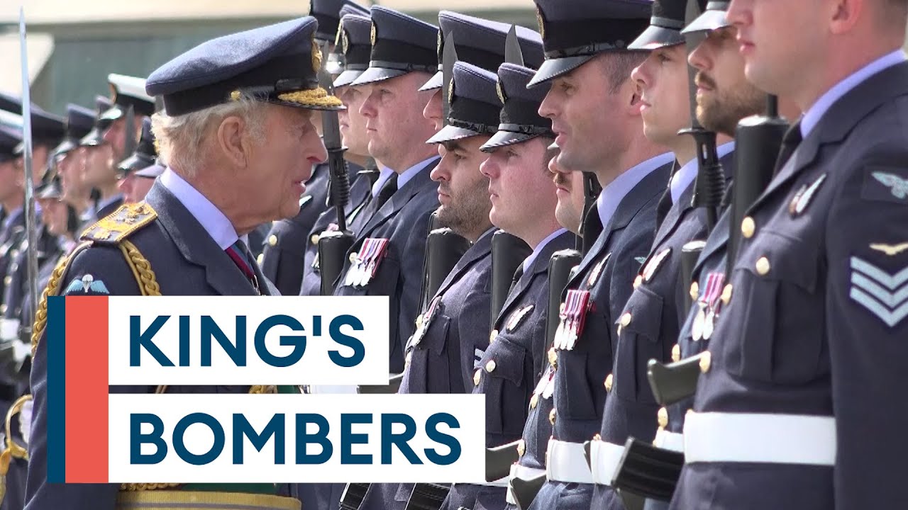 Commander-in-Chief presents proud RAF Torpedo Bomber Squadron with Standard