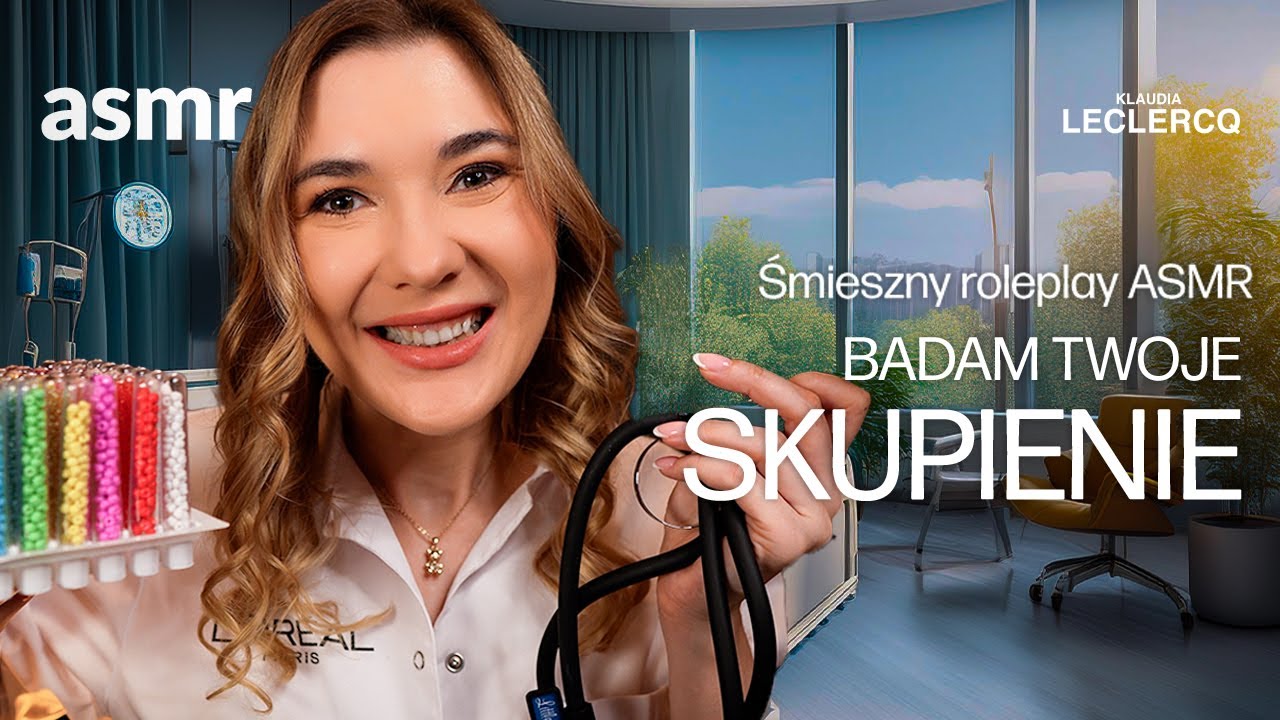 NIE STRAĆ koncentracji badanie nerwu czaszkowego ŚMIESZNY ROLEPLAY ASMR