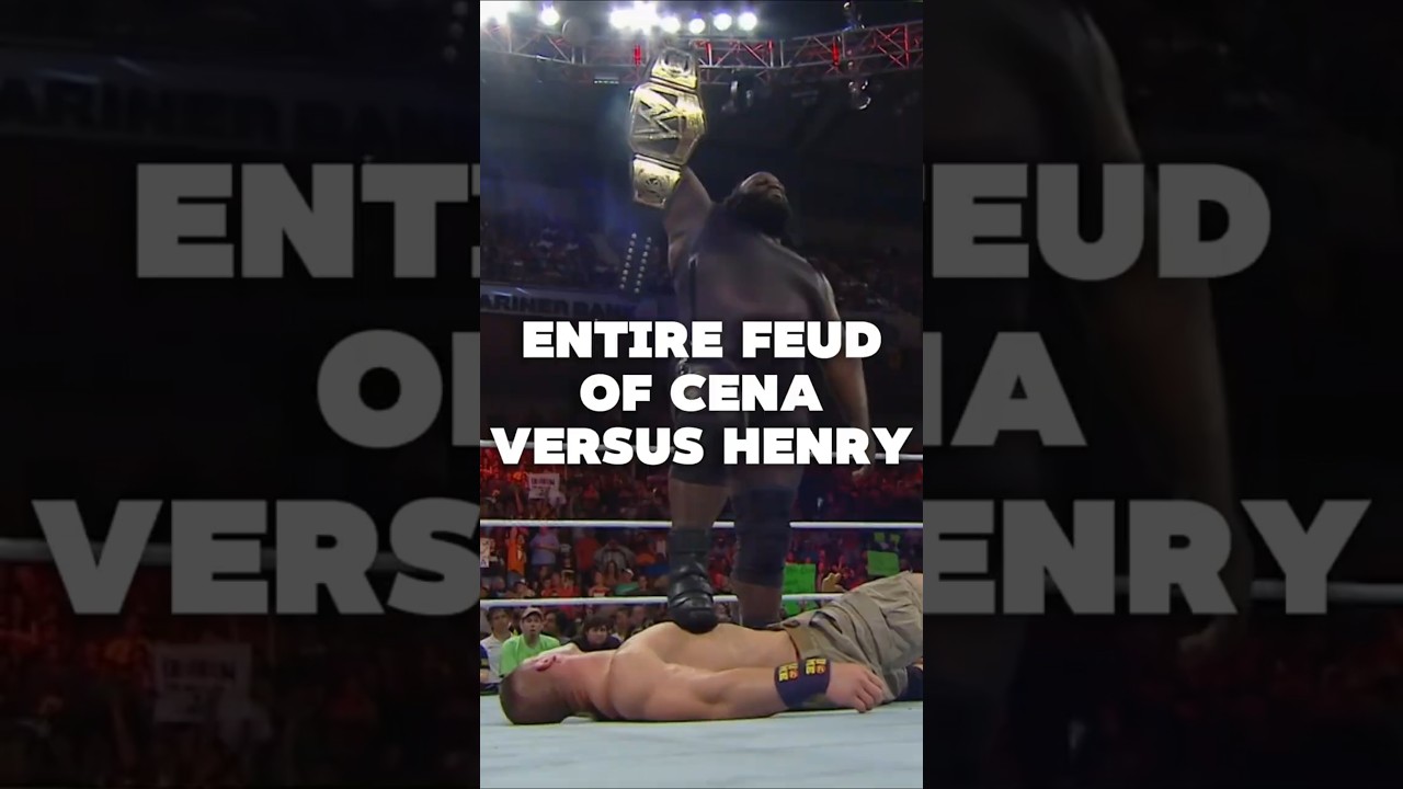 John Cena's ENTIRE feud with Mark Henry #wwe #wrestling #shorts
