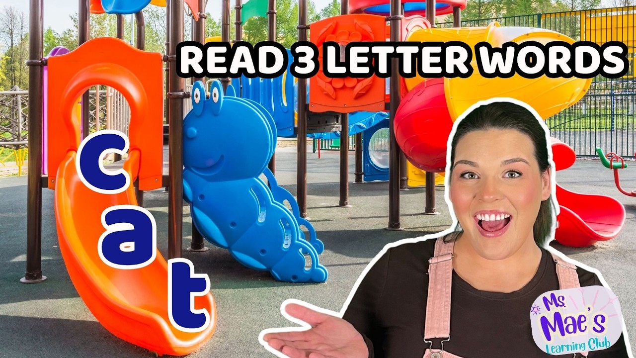 Help Your Child Read 3-Letter Words | 90-Minute Phonics at the Park | Play Based Learning (ages 3-6)