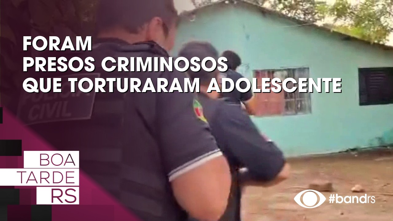 Foram presos criminosos que torturaram adolescente