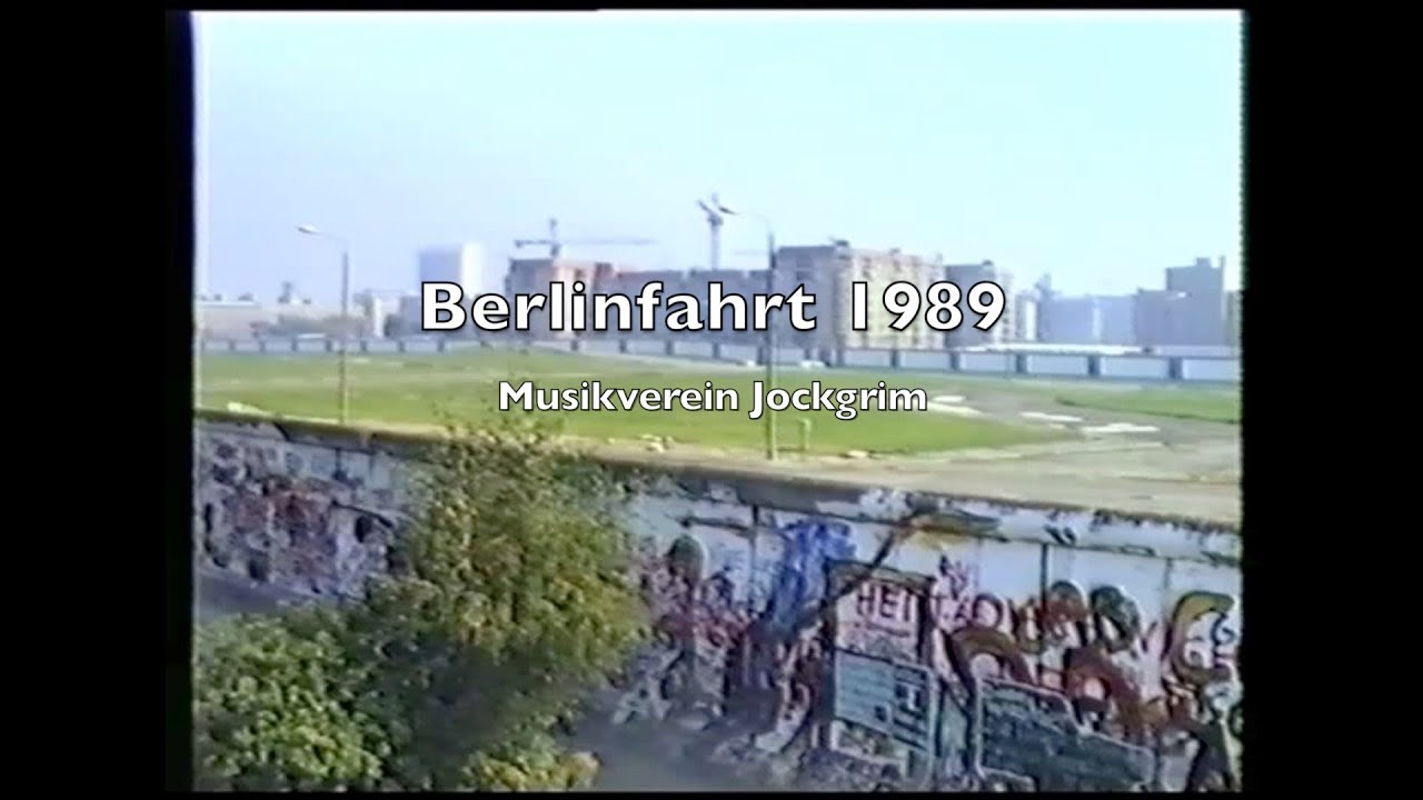 Berlinfahrt Musikverein Jockgrim 1989