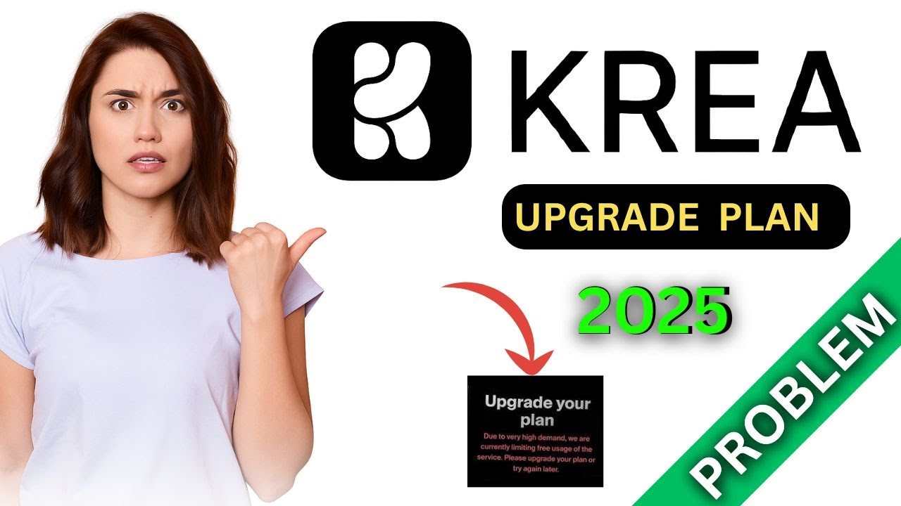 krea ai 2025 free use kaise kare |  krea ai upgrade plan problem solved |  krea ai  Photo Enhancer