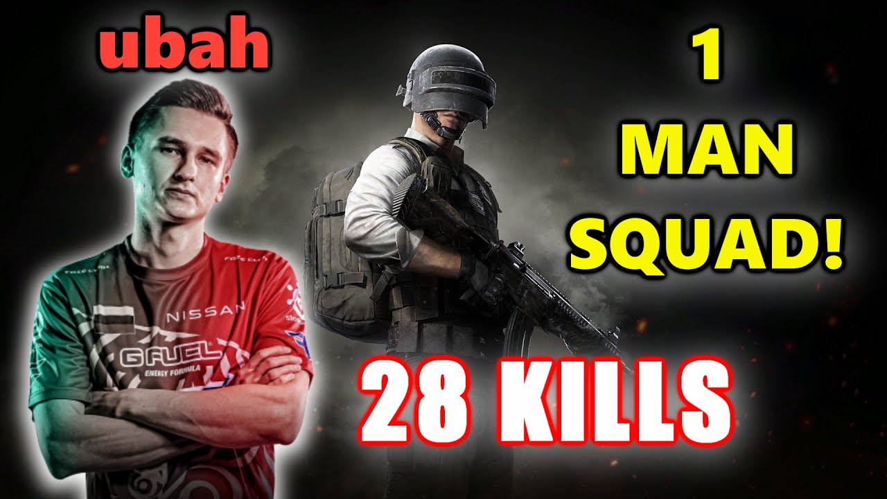 FaZe ubah - 28 KILLS - 1 MAN SQUAD! - M416 + QBU - PUBG