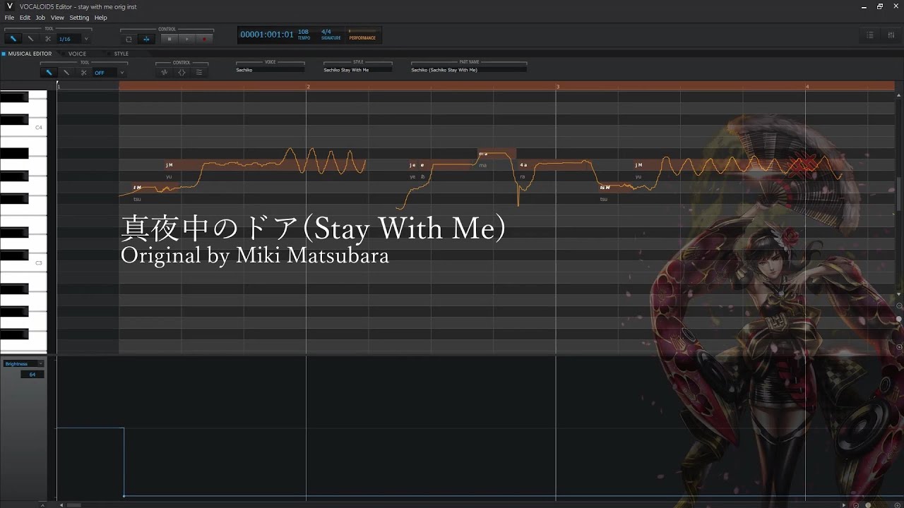 【 Sachiko 】真夜中のドア(Stay With Me)【VOCALOIDカバー】
