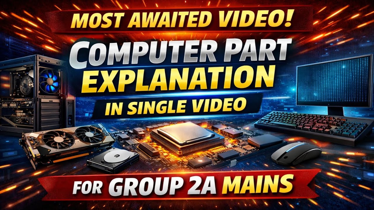 Computer explanation in single video for group 2a mains #tnpschacker #group2amains 