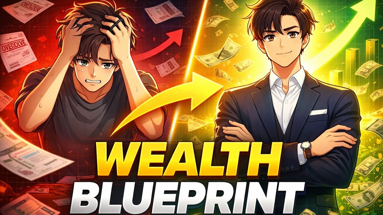 The Blueprint for Wealth: From Paycheck to Passive Income explained in anime style #anime #wealth