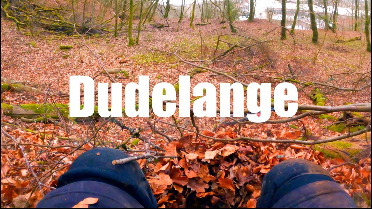 Crashing and biking on new trails in Dudelange (Red Rocks)