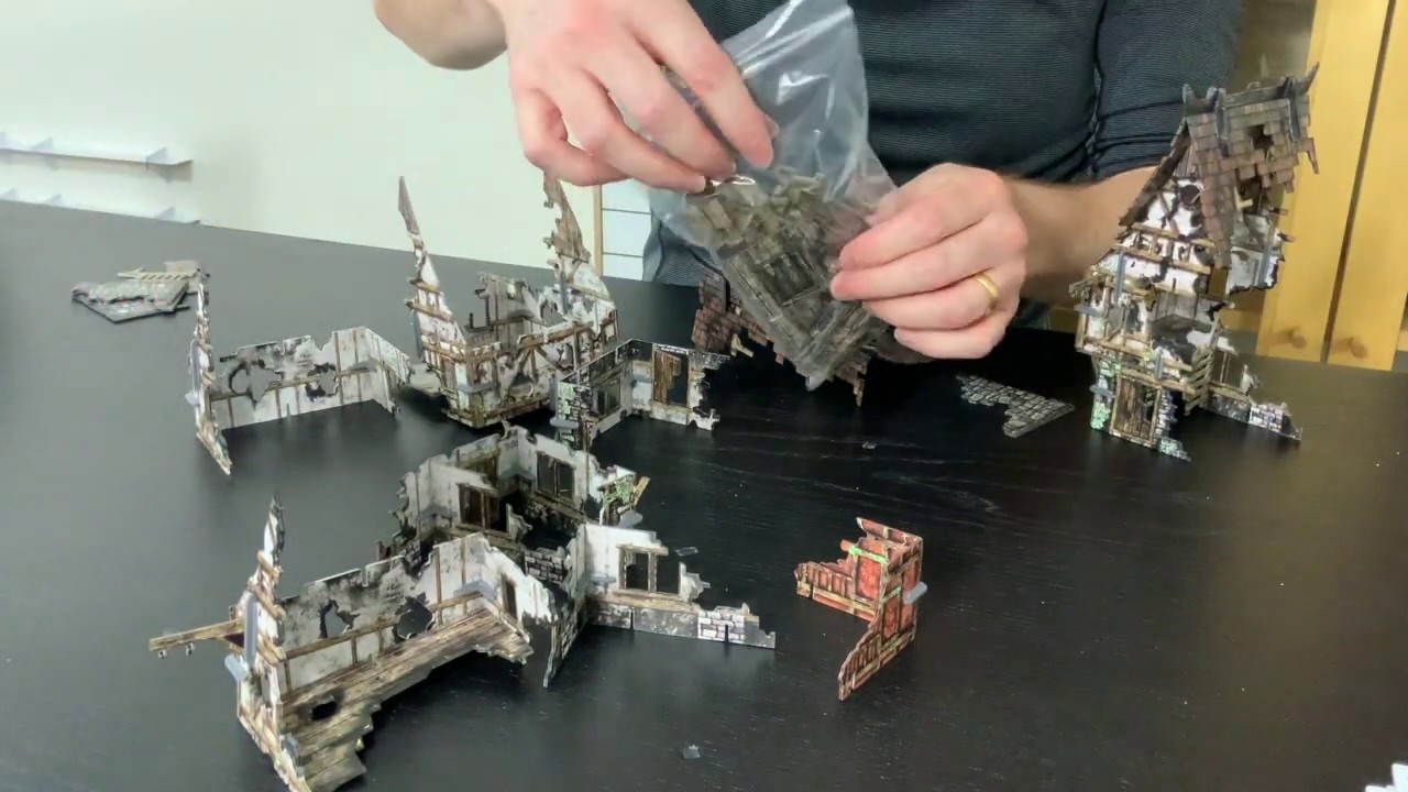 Сборка Fantasy Wargames - Руины деревни