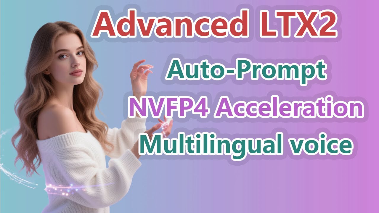 Улучшенная версия LTX2: автоматическая генерация подсказок и ускорение NVFP4, исправление физичес...
