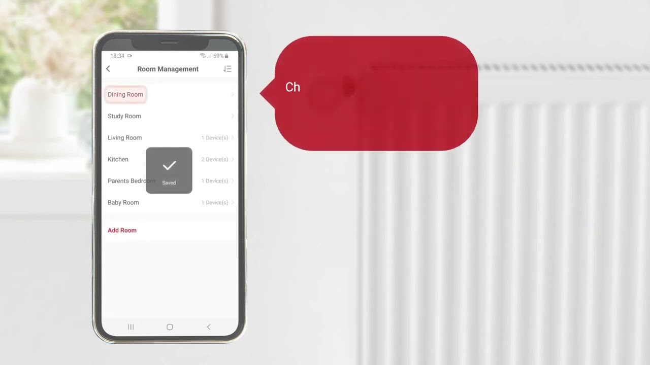Danfoss Ally™ App Tutorial - How to handle rooms and groups and allocate thermostats