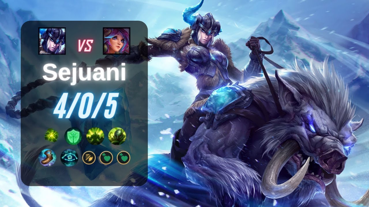 SEJUANI JUNGLE vs LILLIA - EUW LoL Challenger Patch 14.5