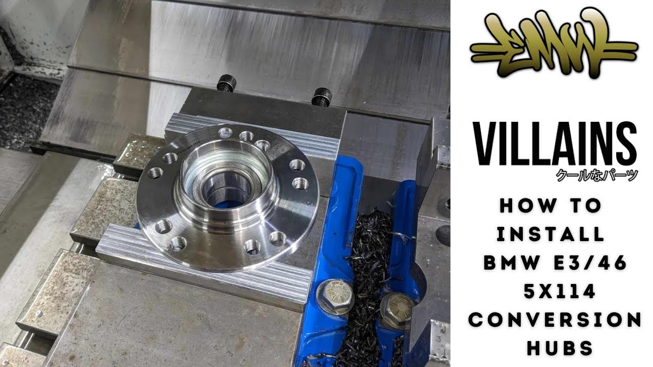 Install Villains E3/46 5x114 Conversion Wheel Hubs: Step-by-step Guide!