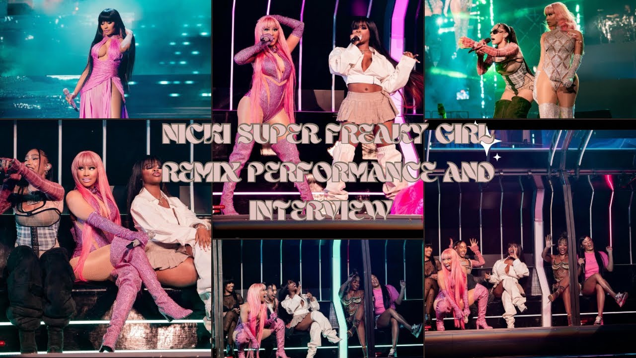 NICKI PERFORMS SUPER FREAKY GIRL REMIX WITH JT, BIA , AKBAR, MALIBU MITCH & KATIE GOT BANDZ |