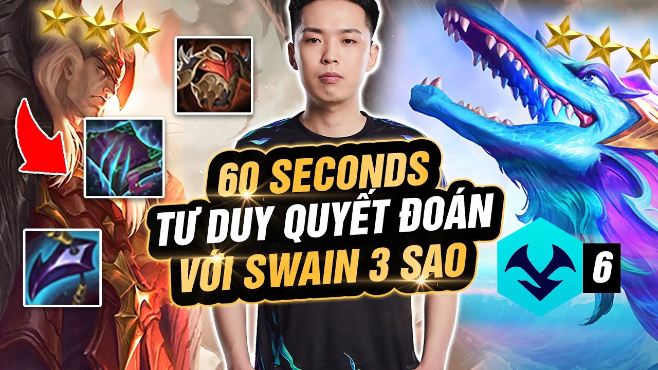 TƯ DUY TH&Aacute;CH ĐẤU: BẠO LONG SWAIN 3 SAO VS SOHM 3 SAO - 60SECONDS V&Agrave; T&Acirc;N LONG ĐẠI CHIẾN M&Ugrave;A 7.5