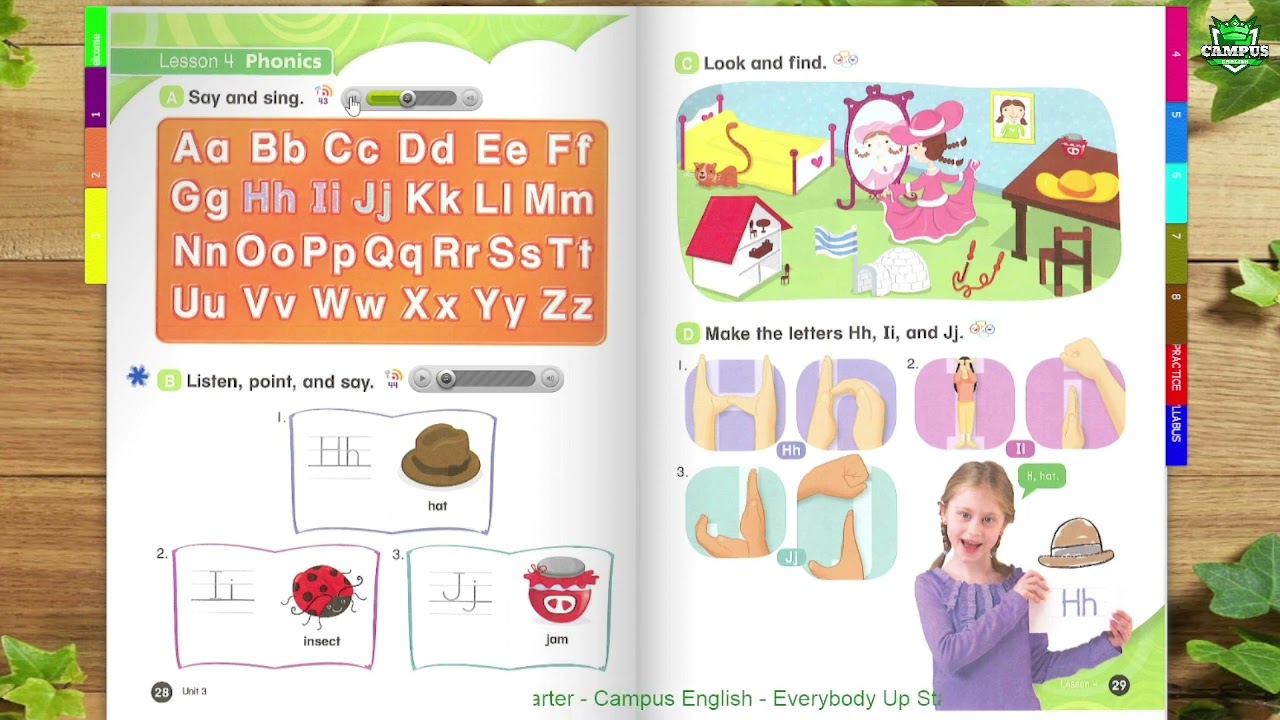 Everybody Up Starter - Unit 3 - Many Clolors - Lesson 4 - Phonics
