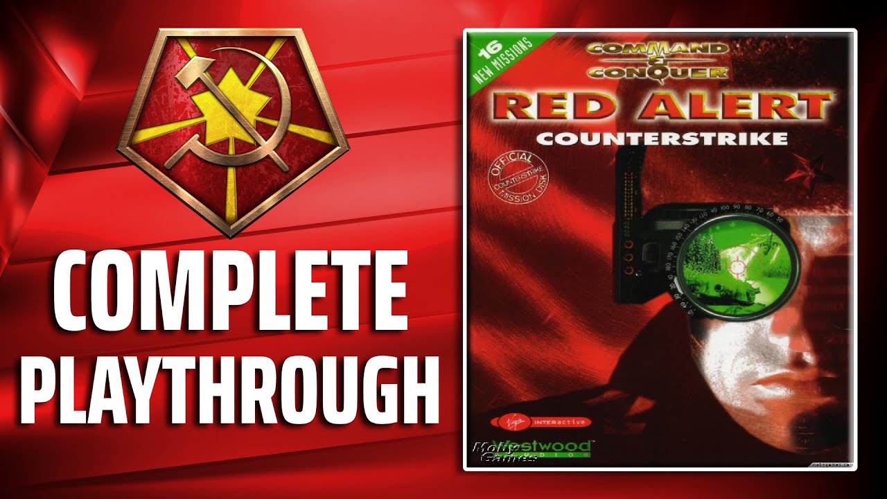 C&C Red Alert Counterstrike | Soviet Complete Playthrough | (HARD)
