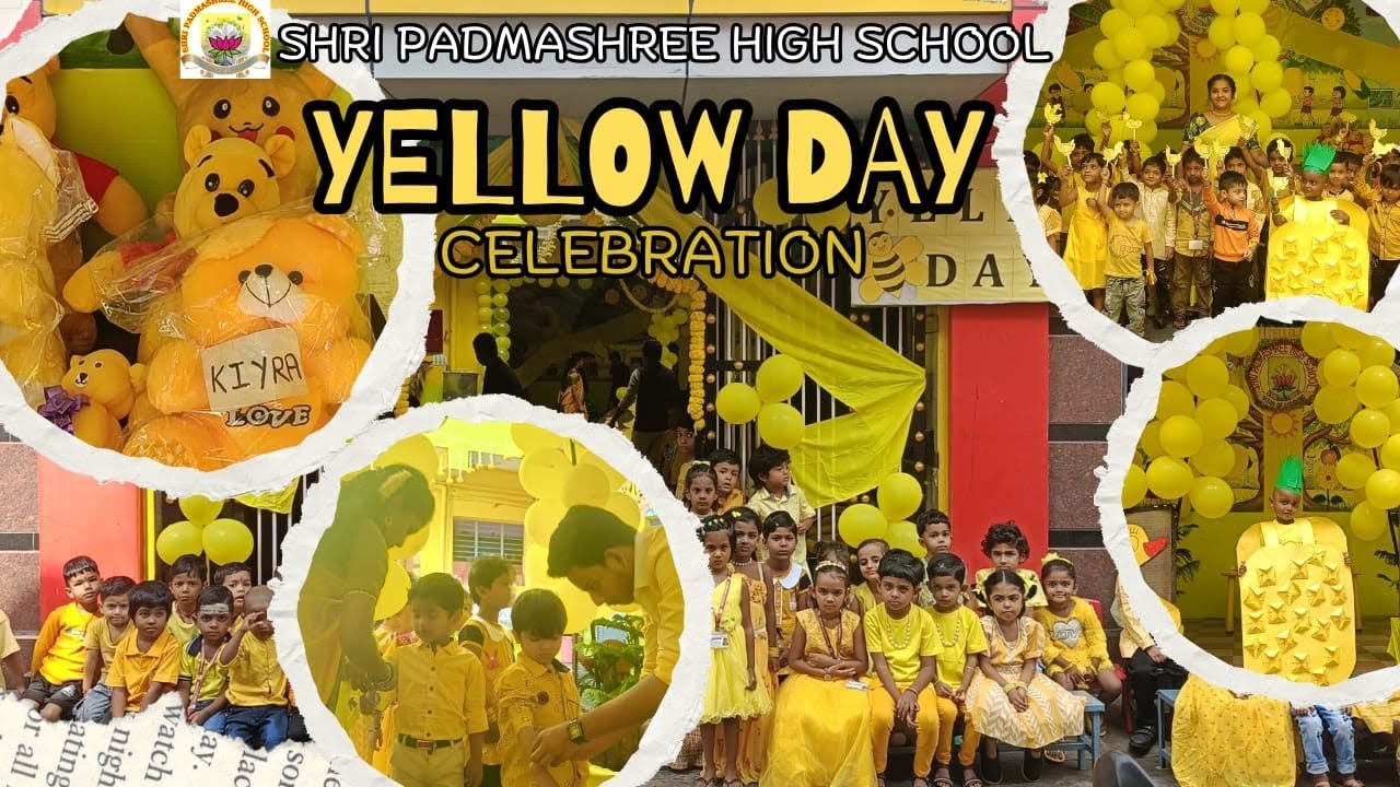 Yellow day celebration ⭐💛🚖🐤 