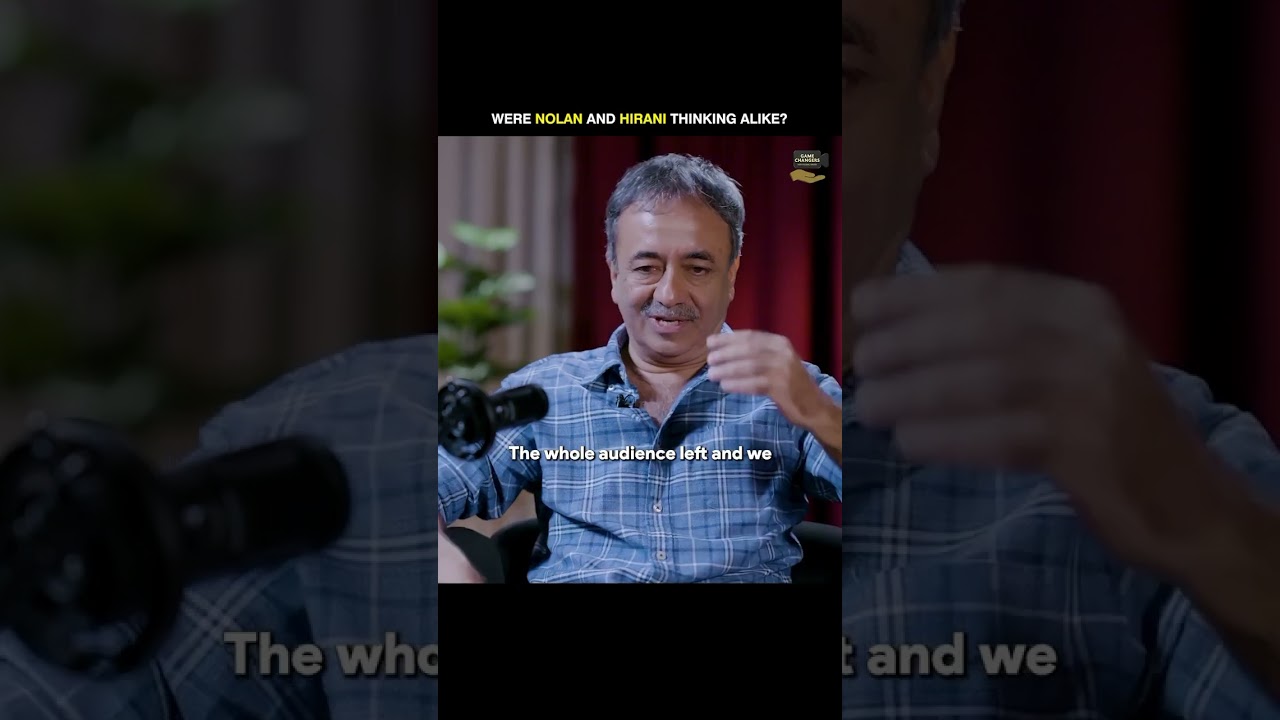 Christopher Nolan and Rajkumar Hirani had the same dream... but Nolan Incepted it first! 🤯💭😂