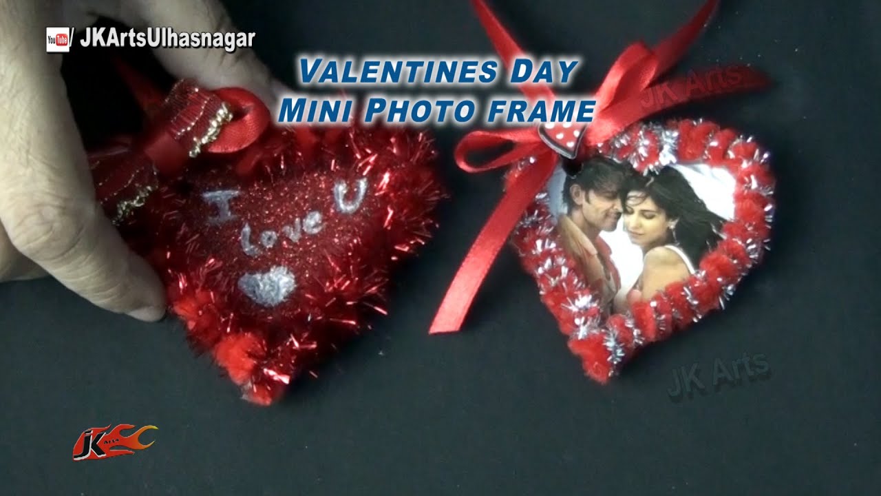 DIY Mini Photo Frame | Valentine's Day Gift Idea | How to make | JK Arts 835