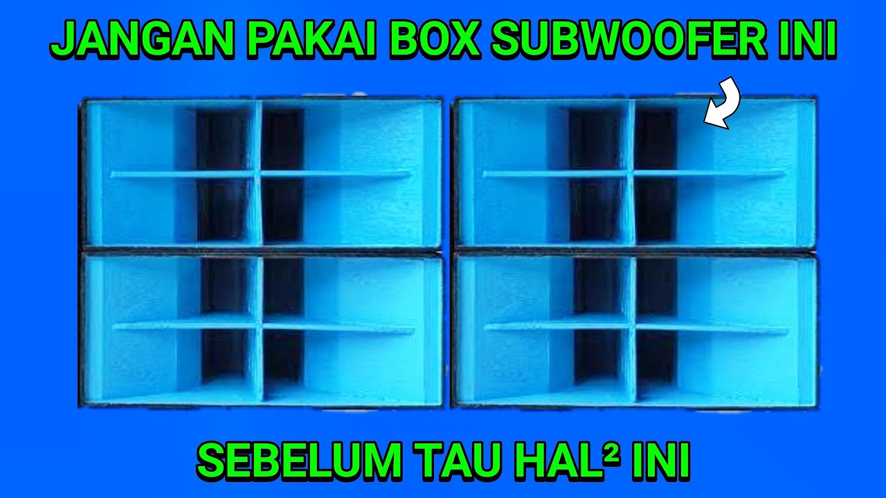 Kelebihan dan kekurangan box subwoofer kimochi