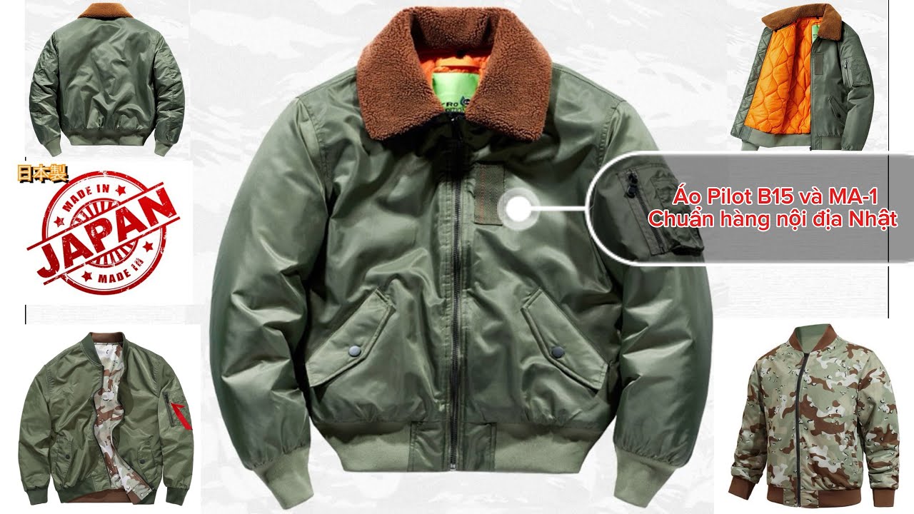 [6-2-26]Siu phẩm áo pilot B15 về hàng giá rẻ cực đẹp cho ae diện Tết
