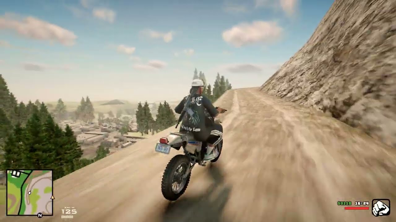 GTA San Andreas BETA EDITION ULTRA GRAPHICS WITH REMASTERED TEXTURE + REAL LIFE MOD PART 5 GAMEPLAY