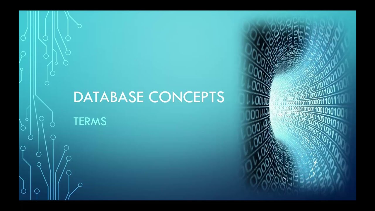 Database Concepts: Terms