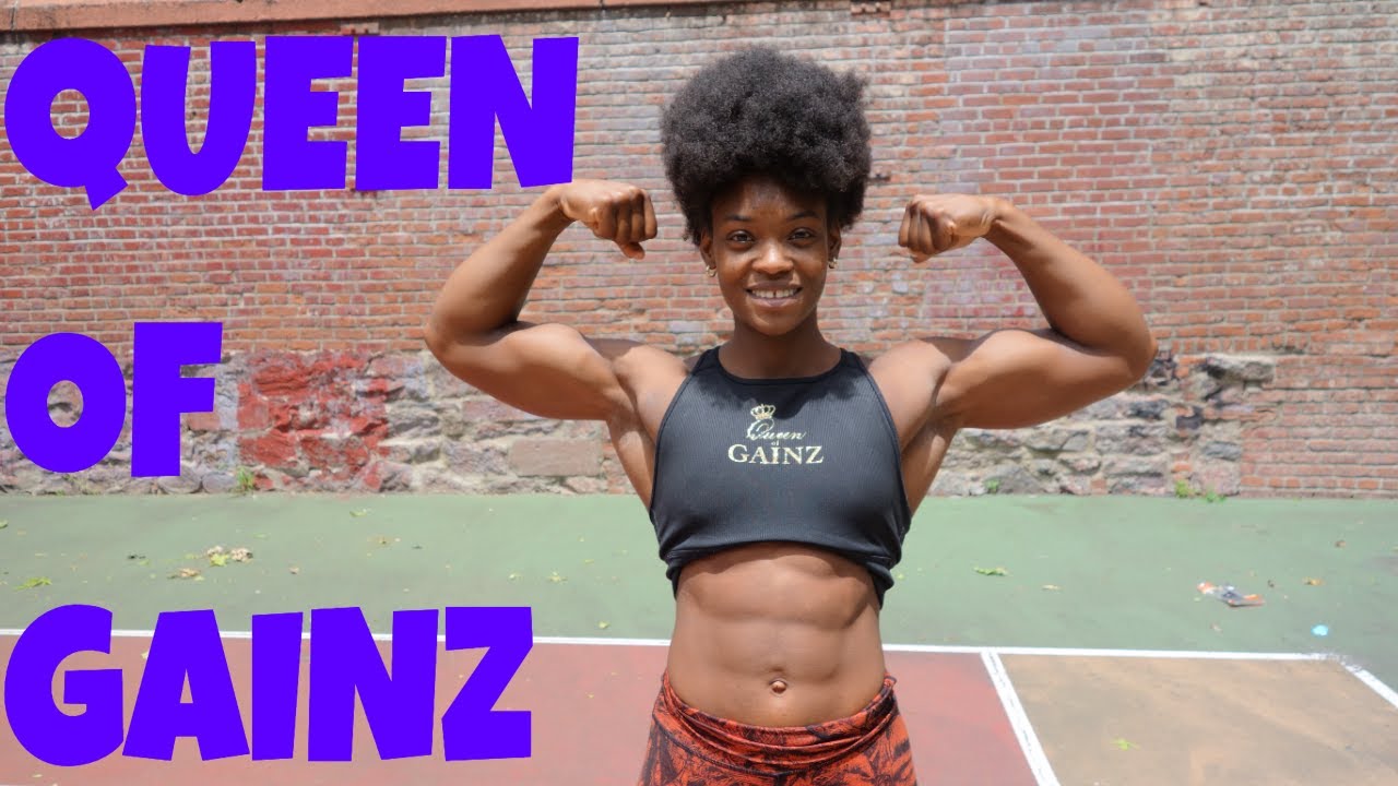 Can Queen of Gainz do 50 Pull ups and 100 Push ups in 5 Minutes | That's Good Money