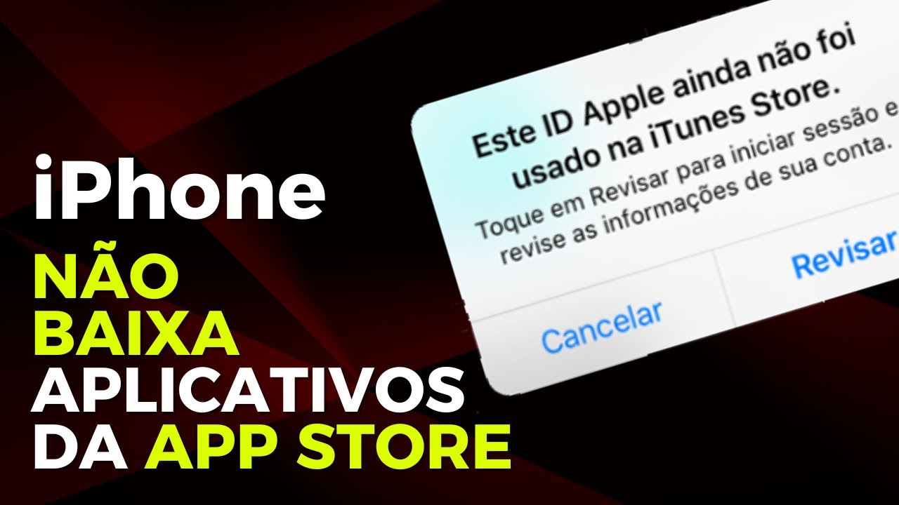 iPhone não baixa aplicativos | Este ID Apple ainda não foi usado na iTunes Store | MÉTODO 4