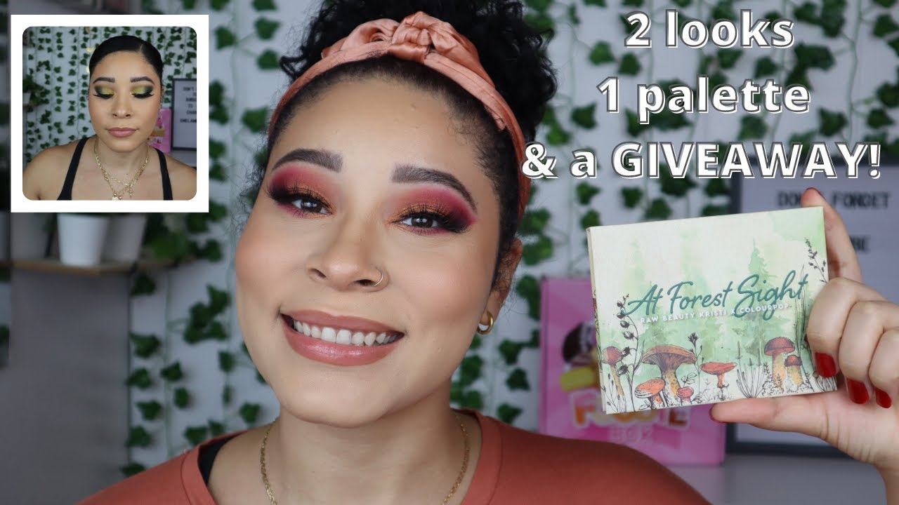RawbeautyKristi X Colourpop| 2 Looks, 1 Palette