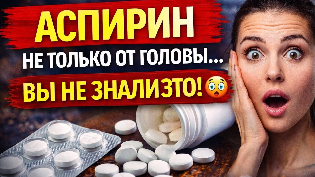 ПРАВДА ОБ АСПИРИНЕ, КОТОРУЮ СКРЫВАЮТ 😱