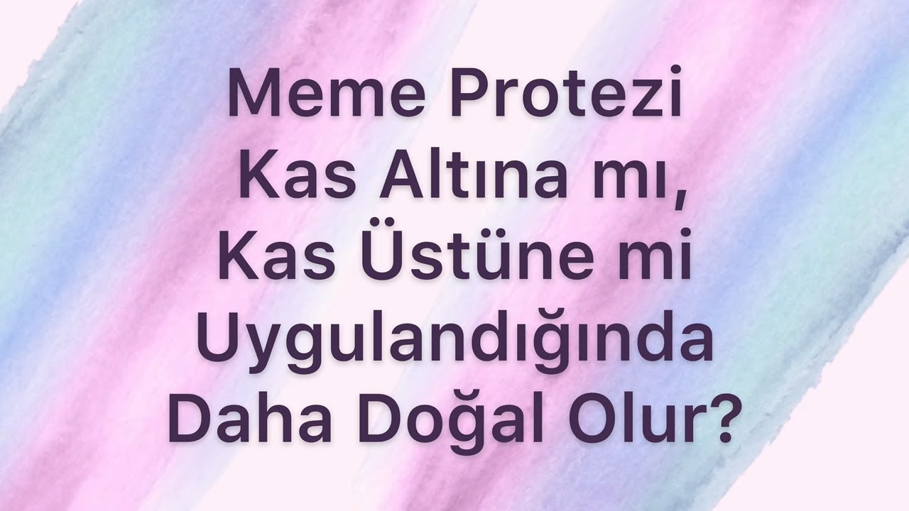 PROTEZ KAS ALTINA MI KAS ÜSTÜNE Mİ UYGULANMALIDIR?