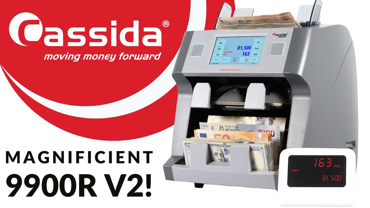 Revolutionizing Cash Management: Meet the Cassida 9900R V2 Mixed Bill Counter | Cassida Corporation