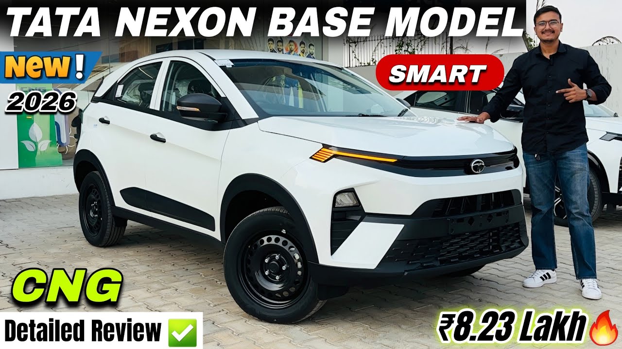 2025 New Tata Nexon Smart CNG Detailed Review ✅ | Tata Nexon CNG Base Model New Price & Features 🔥