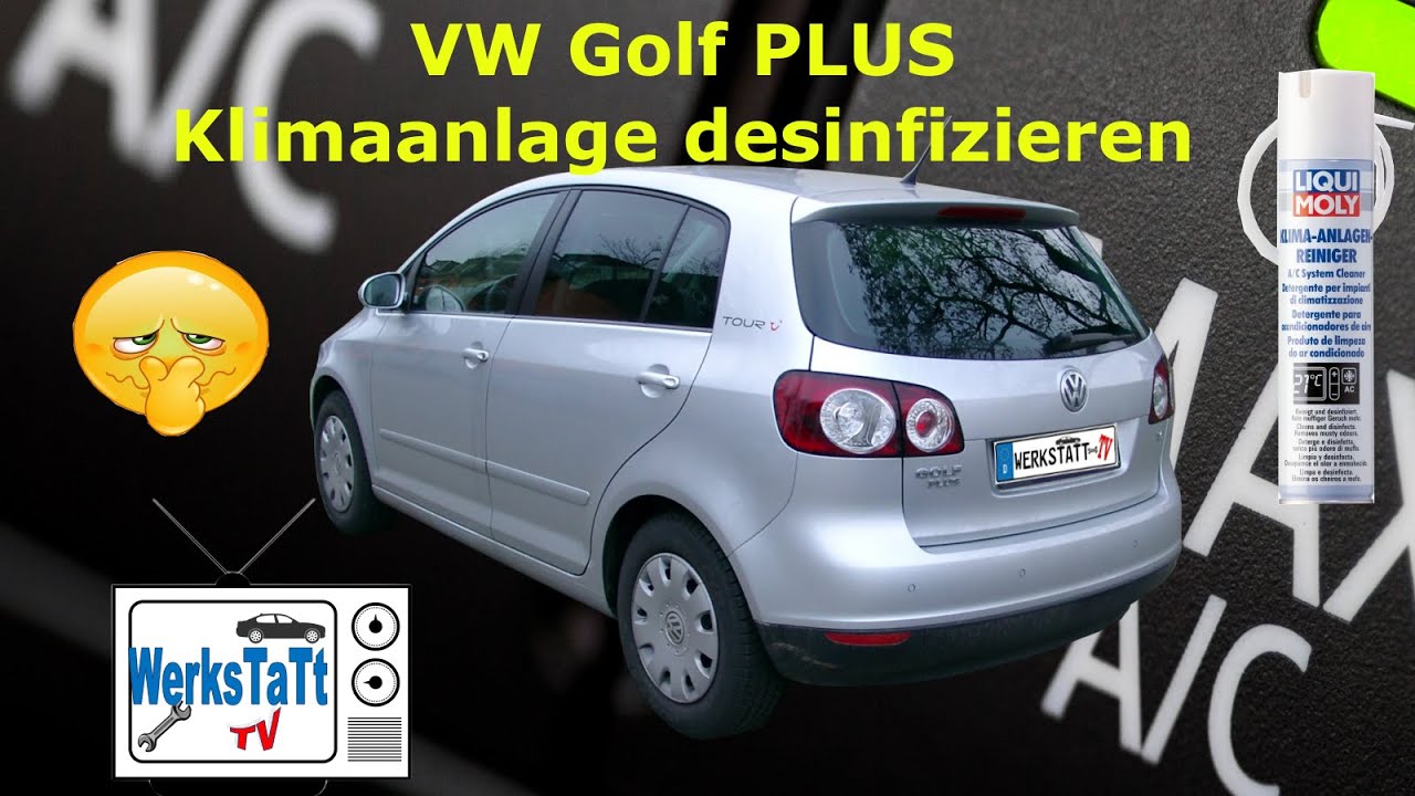 ►VW Golf Plus / Golf 5◄ Klimaanlage desinfizieren / reinigen [desinfect / clean Air Conditioner A/C