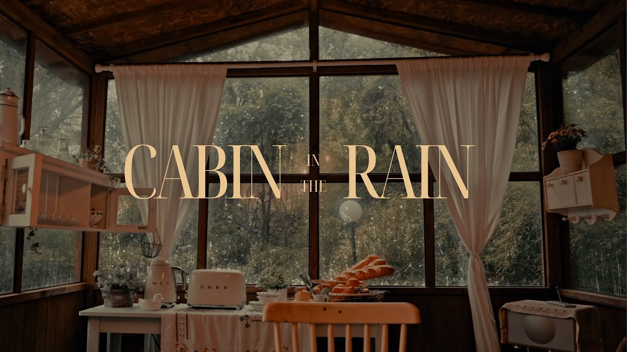 Звук дождя в лесной хижине｜Природные звуки для сна, учебы и отдыха