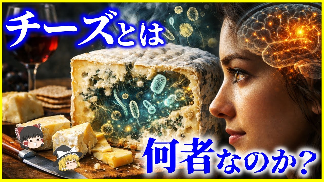 【ゆっくり解説】発酵の芸術…チーズはなぜ人を虜にする？「チーズ」とは何者なのか？を解説/牛・微生物・遺伝子が紡いだ1万年の進化史