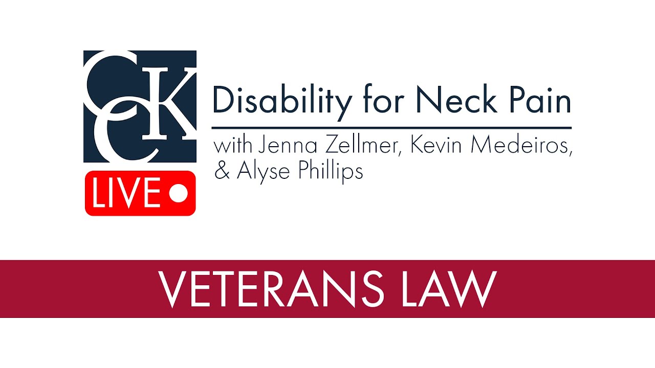 VA Disability Ratings for Neck Pain and Impairments
