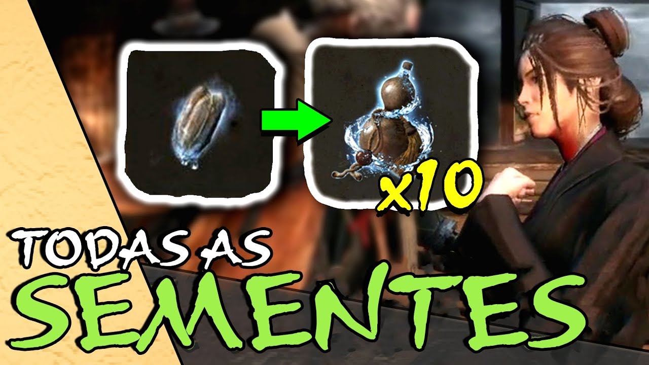 SEKIRO: Localização de TODAS as SEMENTES DE CABAÇA!